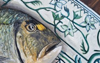 Fish on a plate