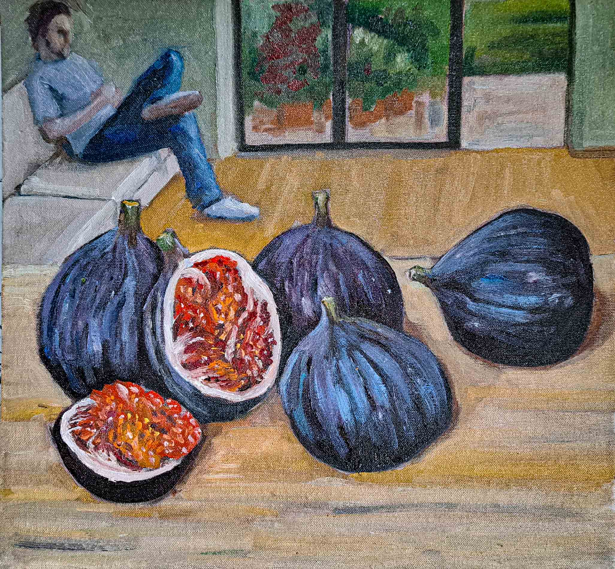 Figs still life painting