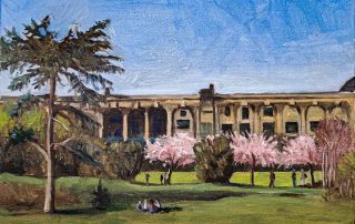 Ally Pally Blossom painting