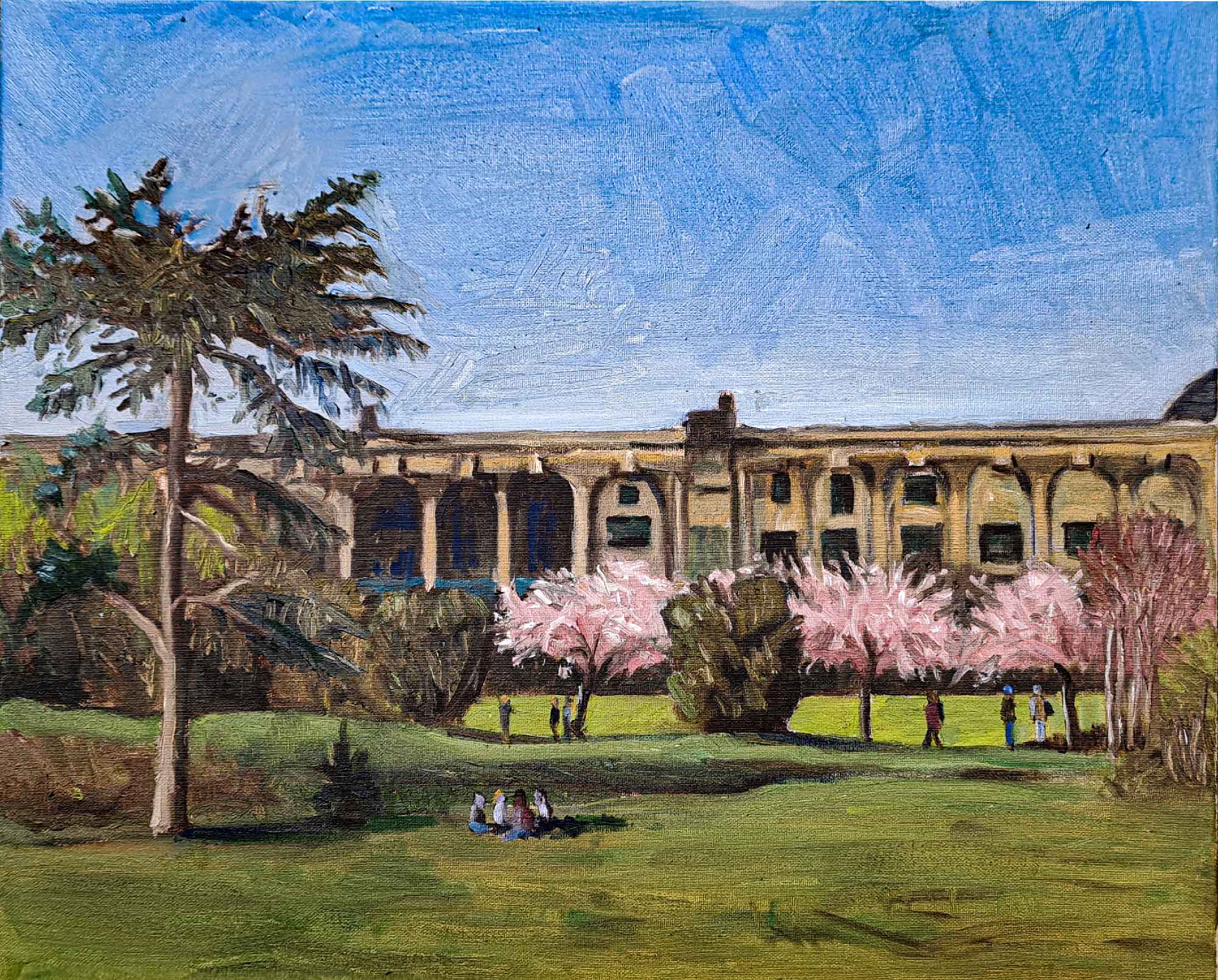 Ally Pally Blossom painting