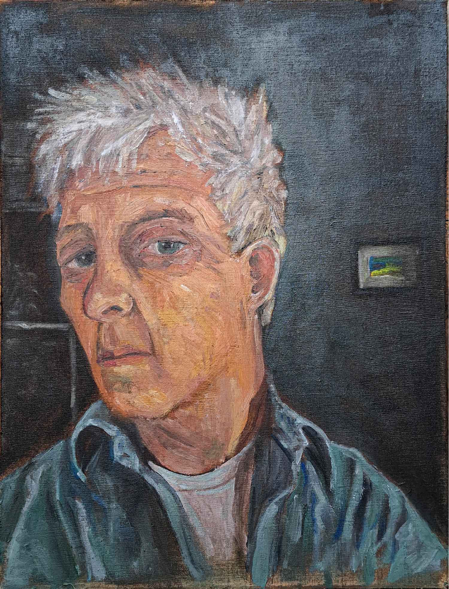 Self portrait Oct 23 self portrait painting