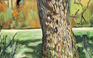 painting oak bark in ally pally park