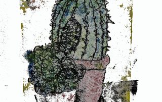 cactus monoprint